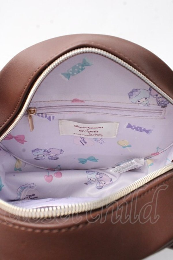 画像3: m petit by misako / サンリオキャラクターズコラボ キキララショルダーバッグ  ブラウン Y-25-09-29-061-LO-BG-SZ-ZT500 (3)