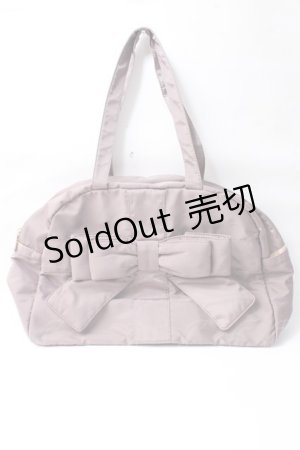 画像: m petit by misako / AMリボンボストン  モカ Y-25-09-29-064-LO-BG-SZ-ZT386