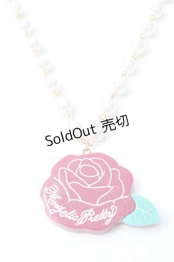 画像1: Angelic Pretty / Roseネックレス  赤 Y-25-09-29-007-AP-AC-SZ-ZY (1)
