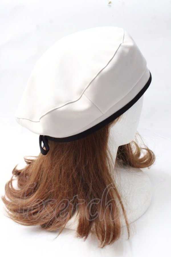 画像4: F i.n.t / パイピングリボンベレー帽 F ベージュ Y-25-09-29-068-CA-AC-SZ-ZT-K016 (4)