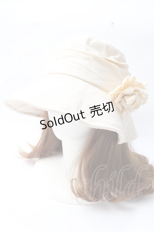 画像1: 【SALE】axes femme / コサージュバケハ  生成り Y-25-09-29-069-AX-AC-SZ-ZTK016 (1)