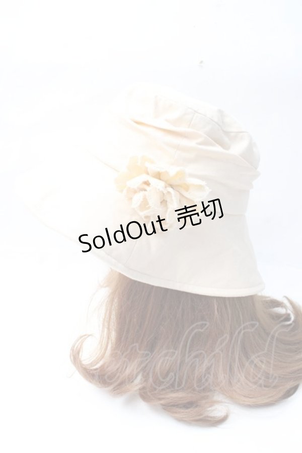 画像2: 【SALE】axes femme / コサージュバケハ  生成り Y-25-09-29-069-AX-AC-SZ-ZTK016 (2)