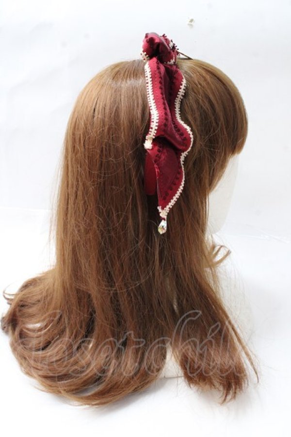 画像3: BABY,THE STARS SHINE BRIGHT / シャーリーリボンカチューシャ  赤 Y-25-09-29-070-BA-AC-SZ-ZY (3)