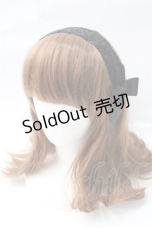 画像: m petit by misako / TT*AMレースカチューシャ  黒 Y-25-09-29-073-LO-AC-SZ-ZT1008Y