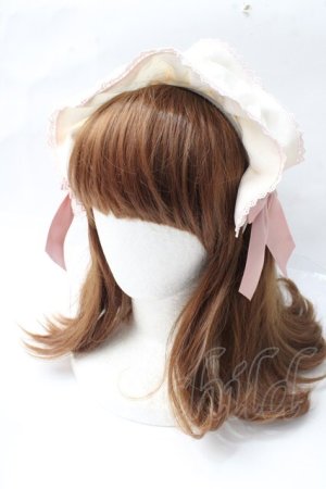 画像: axes femme kawaii / ドットチュールフリルカチューシャ  ピンク Y-25-09-29-076-AX-AC-SZ-ZY