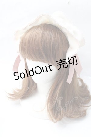 画像: axes femme kawaii / ドットチュールフリルカチューシャ  ピンク Y-25-09-29-076-AX-AC-SZ-ZY
