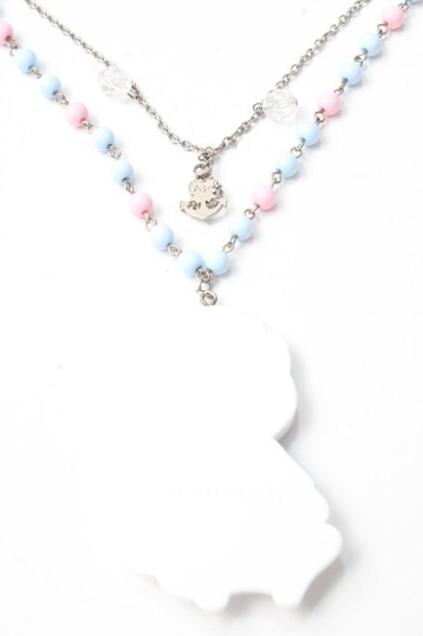 画像2: Angelic Pretty / Sailor Marine Kittenネックレス  サックス Y-25-09-29-008-AP-AC-SZ-ZY (2)