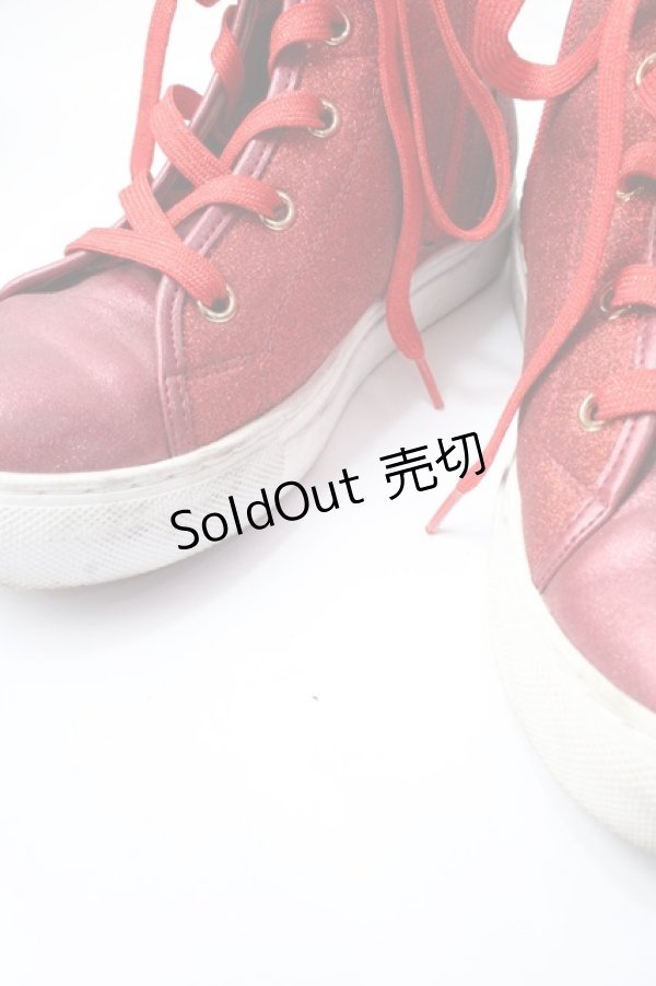 画像5: Angelic Pretty / Twinkleスニーカー M 赤 Y-25-09-29-080-AP-SH-SZ-ZY (5)