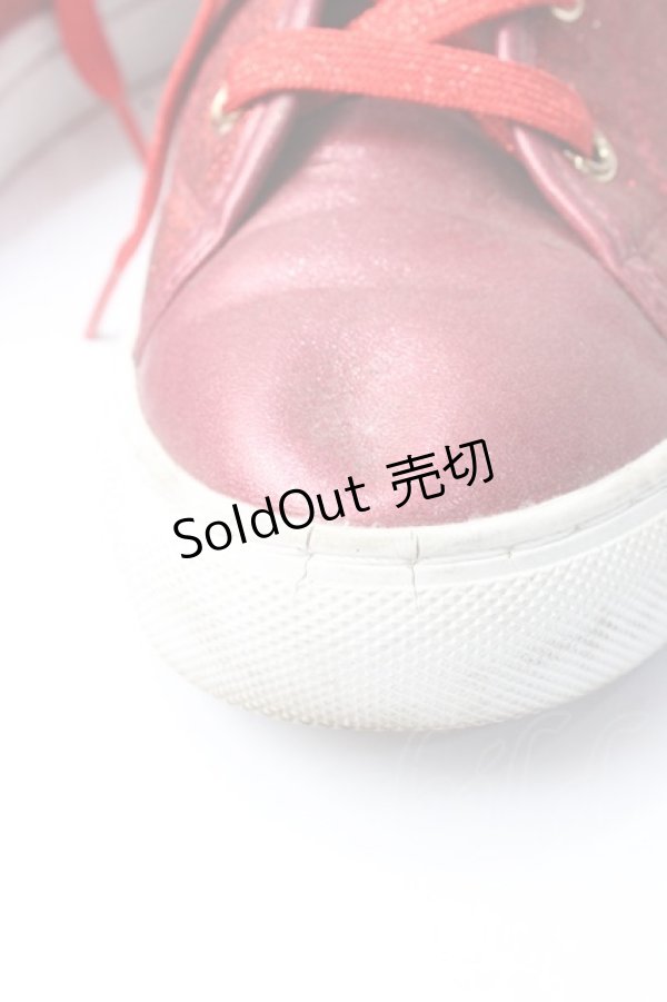 画像6: Angelic Pretty / Twinkleスニーカー M 赤 Y-25-09-29-080-AP-SH-SZ-ZY (6)