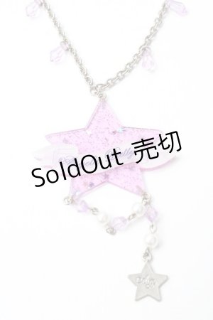 画像: Angelic Pretty / Milkyway Starネックレス  パープル Y-25-09-29-010-AP-AC-SZ-ZY