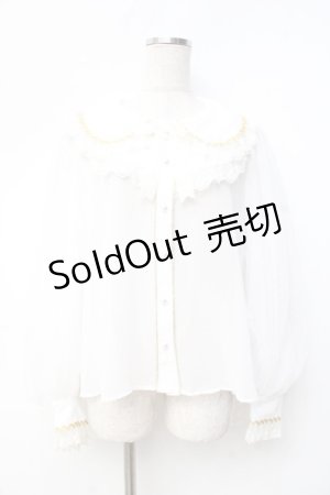 画像: Angelic Pretty / Bunny Crownブラウス  白 Y-25-09-29-093-AP-BL-SZ-ZY