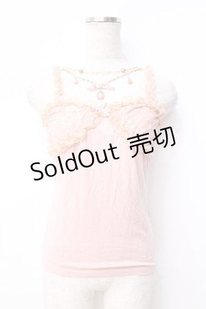 画像: LIZ LISA / カメオチャーム付きキャミ 0 ピンク Y-25-09-29-096-LO-TO-SZ-ZY