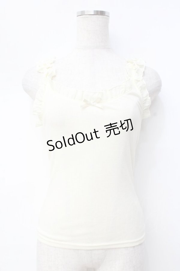 画像1: 【SALE】LIZ LISA / フラワー×蝶モチーフキャミ 0 イエロー Y-25-09-29-102-LO-TO-SZ-ZT203 (1)