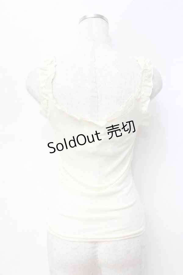 画像2: 【SALE】LIZ LISA / フラワー×蝶モチーフキャミ 0 イエロー Y-25-09-29-102-LO-TO-SZ-ZT203 (2)