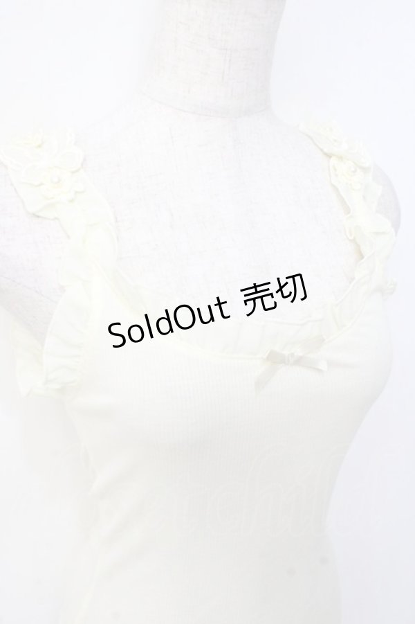 画像3: 【SALE】LIZ LISA / フラワー×蝶モチーフキャミ 0 イエロー Y-25-09-29-102-LO-TO-SZ-ZT203 (3)