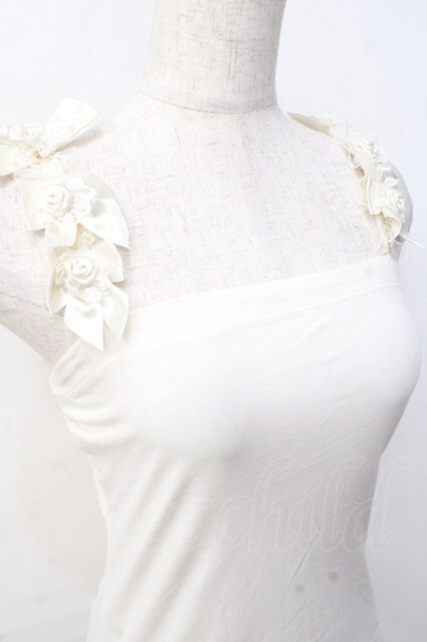 画像3: LIZ LISA / バラリボンキャミソール 0 アイボリー Y-25-09-29-103-LO-TO-SZ-ZT203 (3)