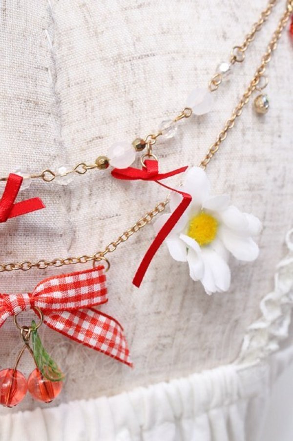 画像5: LIZ LISA / チェリーチャームキャミ 0 白 Y-25-09-29-105-LO-TO-SZ-ZT166 (5)