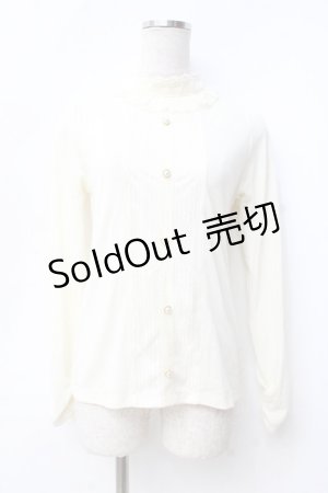 画像: axes femme / レースデザインカットソー  生成り Y-25-09-29-113-AX-TO-SZ-ZY