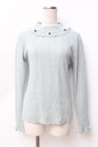画像1: axes femme / バラボトルネックニットプルオーバー F ミント Y-25-09-29-117-AX-TO-SZ-ZY (1)