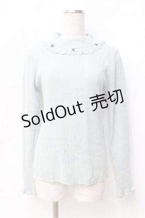 画像: axes femme / バラボトルネックニットプルオーバー F ミント Y-25-09-29-117-AX-TO-SZ-ZY