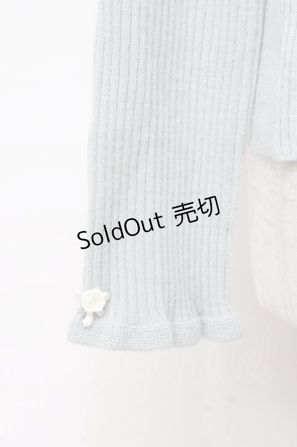 画像3: axes femme / バラボトルネックニットプルオーバー F ミント Y-25-09-29-117-AX-TO-SZ-ZY (3)