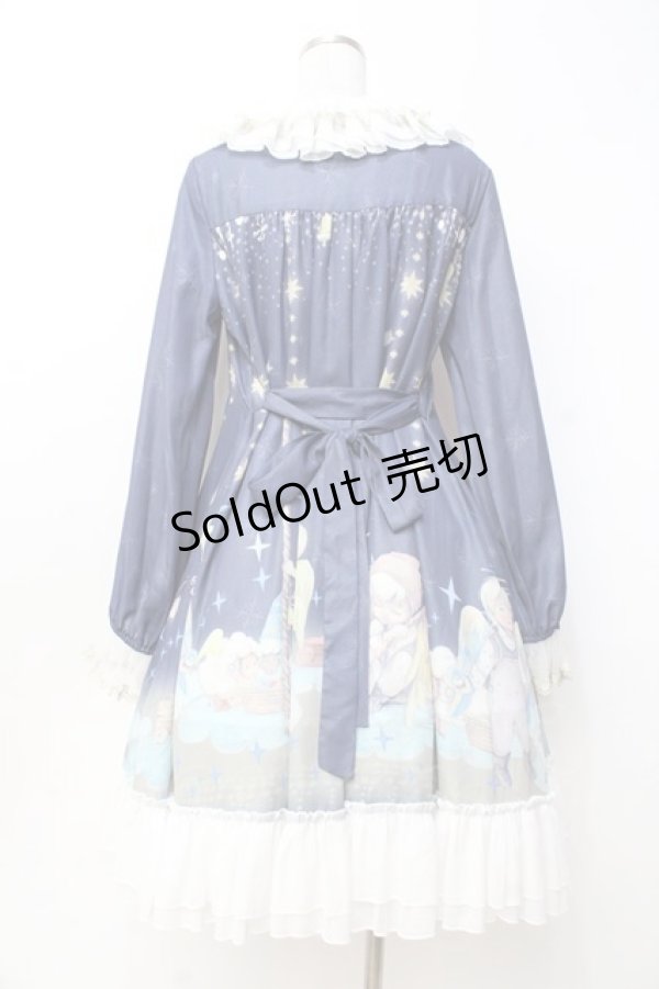 画像3: Snowdrop to Saint Maria / 星の王子さまワンピース L 紺 Y-25-09-29-124-LO-OP-SZ-ZY (3)