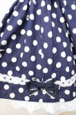 画像5: Angelic Pretty / ポルカドットジャンパースカート  紺 Y-25-09-29-126-AP-OP-SZ-ZY (5)