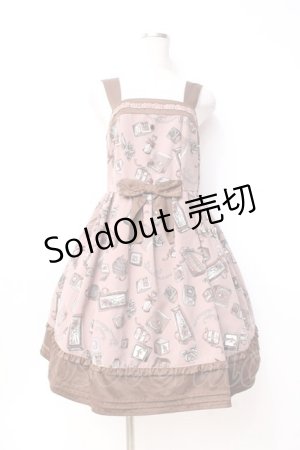 画像: axes femme / プレゼントBOXワンピース  ブラウン Y-25-09-29-135-AX-OP-SZ-ZY