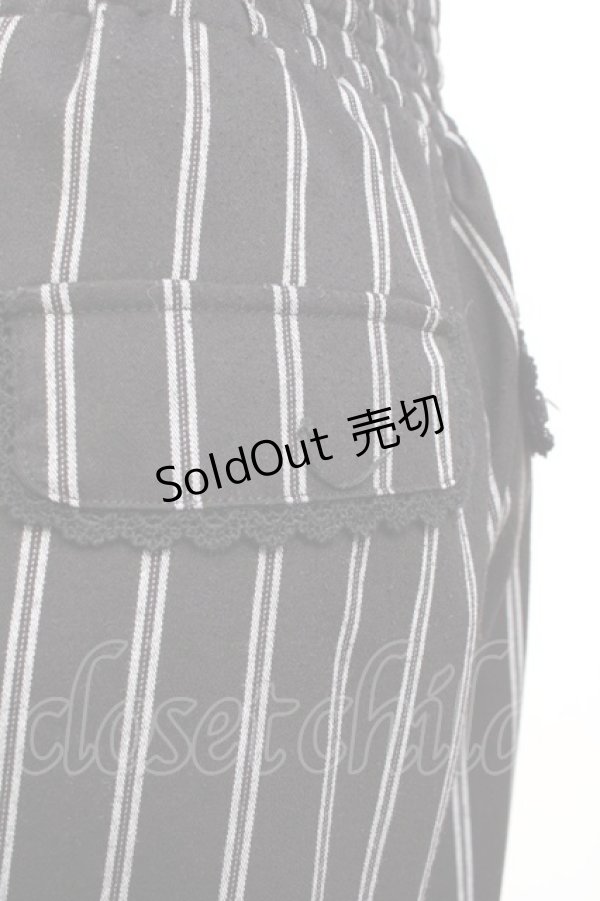 画像4: 【SALE】axes femme POETIQUE / サス付きハーフパンツ  黒 Y-25-09-29-156-AX-PA-SZ-ZT404 (4)