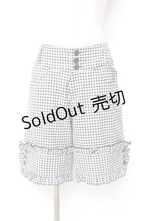 画像: PEACE NOW / チェックパンツ  黒 Y-25-09-29-158-PU-PA-SZ-ZY