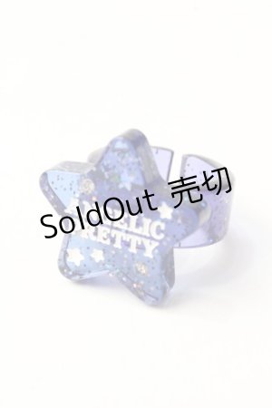 画像: Angelic Pretty / Galaxy Twinkleリング  ネイビー Y-25-09-29-021-AP-AC-SZ-ZY