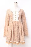 画像1: LIZ LISA / 花柄起毛ワンピース 0 ブラウン Y-25-09-29-179-LO-OP-SZ-ZI (1)