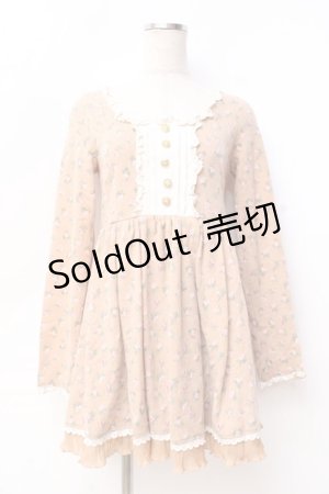 画像: LIZ LISA / 花柄起毛ワンピース 0 ブラウン Y-25-09-29-179-LO-OP-SZ-ZI