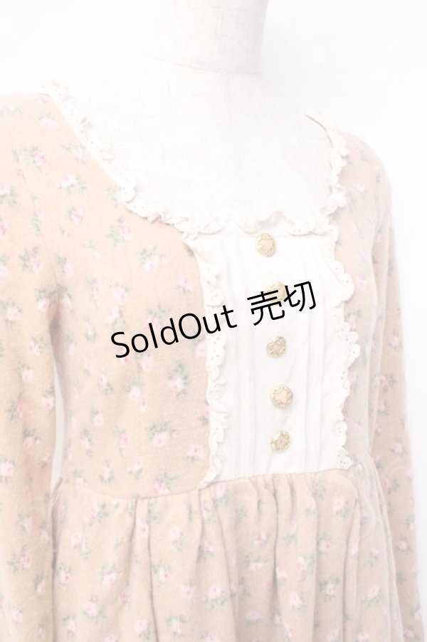 画像4: LIZ LISA / 花柄起毛ワンピース 0 ブラウン Y-25-09-29-179-LO-OP-SZ-ZI (4)