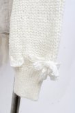 画像3: LIZ LISA / リボン通しフラワーニットトップス 0 オフ白 Y-25-09-29-186-LO-TO-SZ-ZI (3)