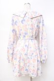 画像2: LIZ LISA / 水彩花柄ワンピース 0 サックス Y-25-09-29-194-LO-OP-SZ-ZI (2)