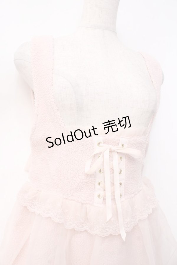 画像3: LIZ LISA / オーガンジー重ねウールジャンスカ 0 ピンク Y-25-09-29-197-LO-OP-SZ-ZI (3)