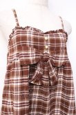画像3: LIZ LISA / チェック柄キャミワンピース 0 ブラウン Y-25-09-29-198-LO-OP-SZ-ZI (3)