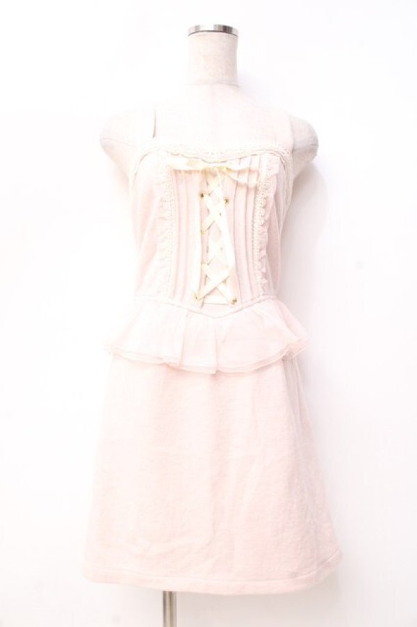 画像1: LIZ LISA / 配色ジャンスカ 0 ピンク Y-25-09-29-202-LO-OP-SZ-ZY (1)