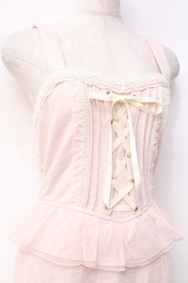 画像3: LIZ LISA / 配色ジャンスカ 0 ピンク Y-25-09-29-202-LO-OP-SZ-ZY (3)