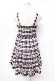画像2: LIZ LISA doll / チェックワンピース  黒 Y-25-09-29-203-LO-OP-SZ-ZI (2)