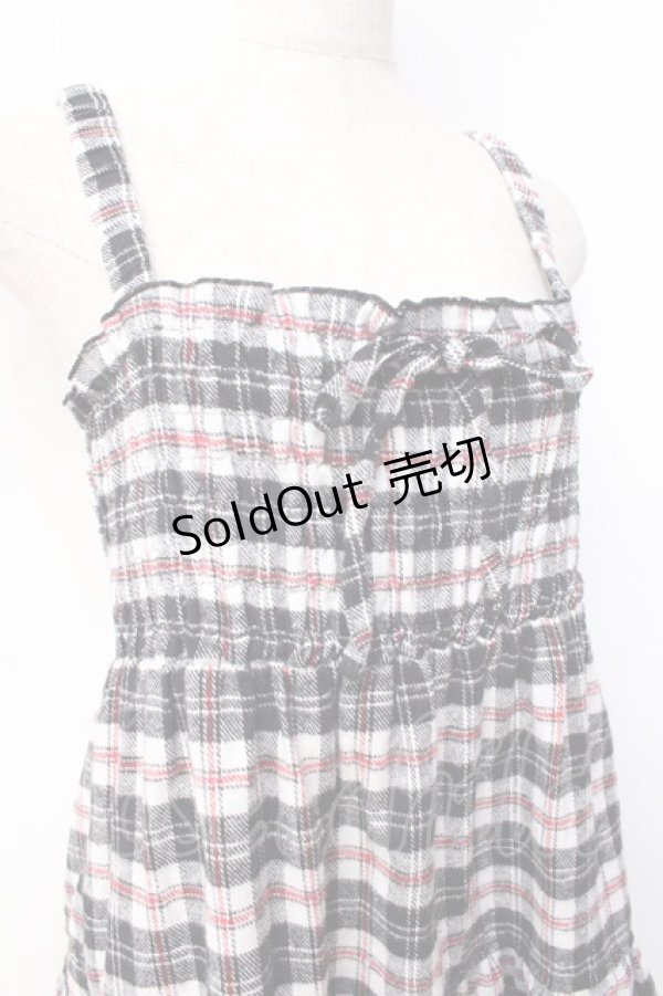 画像3: LIZ LISA doll / チェックワンピース  黒 Y-25-09-29-203-LO-OP-SZ-ZI (3)