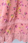 画像4: LIZ LISA / 花柄コーデュロイキャミワンピース 0 ピンク Y-25-09-29-204-LO-OP-SZ-ZY (4)