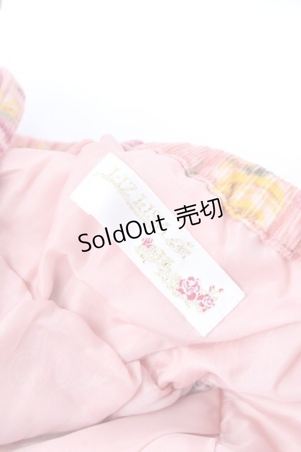 画像5: LIZ LISA / 花柄コーデュロイキャミワンピース 0 ピンク Y-25-09-29-204-LO-OP-SZ-ZY (5)