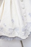 画像4: LIZ LISA / リボン刺繍ワンピース 0 オフ白 Y-25-09-29-206-LO-OP-SZ-ZI (4)