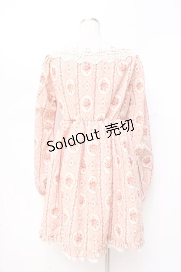 画像2: LIZ LISA / フラワーフレームワンピース 0 ピンク Y-25-09-29-207-LO-OP-SZ-ZY (2)
