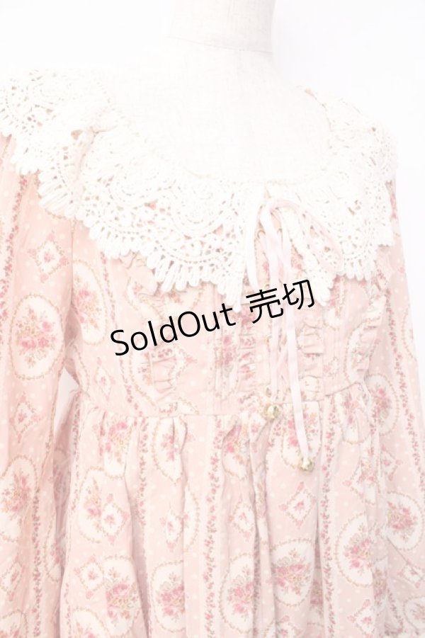 画像3: LIZ LISA / フラワーフレームワンピース 0 ピンク Y-25-09-29-207-LO-OP-SZ-ZY (3)