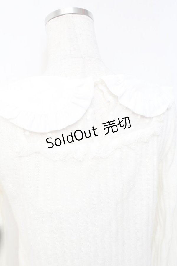 画像3: LIZ LISA / リボンベアーリブペタトップス 0 アイボリー Y-25-09-29-211-LO-SK-SZ-ZI (3)