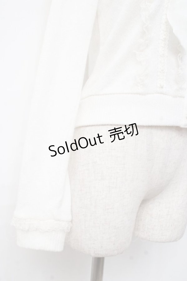 画像4: LIZ LISA / 襟ファーニットカーディガン 0 白 Y-25-09-29-212-LO-TO-SZ-ZY (4)