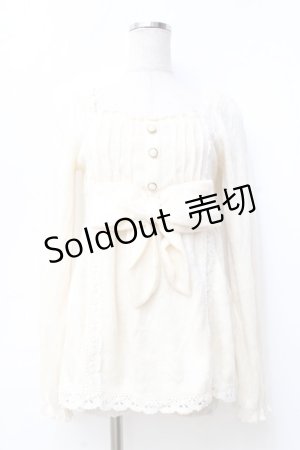 画像: LIZ LISA / ビッグリボンスクエアトップス 0 アイボリー Y-25-09-29-215-LO-TO-SZ-ZI